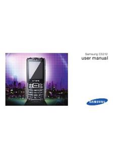Samsung C 5212 manual. Tablet Instructions.